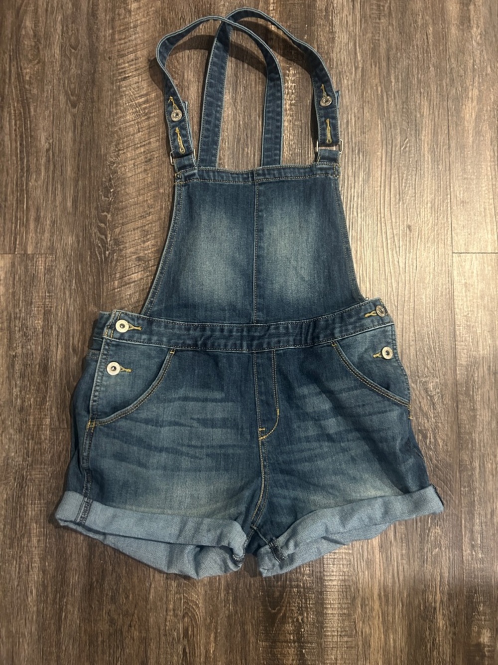 Denizen from Levi's Blue Denim Short Overalls